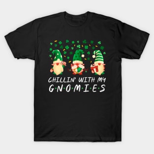 Hanging With My Gnomies Saint Patrick's Day Gnome Lovers T-Shirt